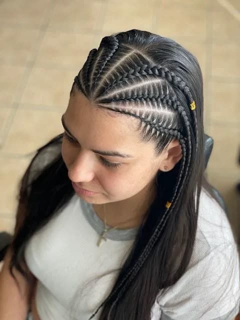 Per Cornrow (Half Head)